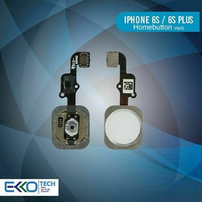 HomeButton für iPhone 6S / 6s Plus 6S+ Weiß Flex Kabel Knopf ID Sensor Taste