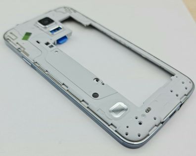 Original Samsung Galaxy S5 NEO G903F Mittelrahmen Rahmen Mittel Gehäuse Grau