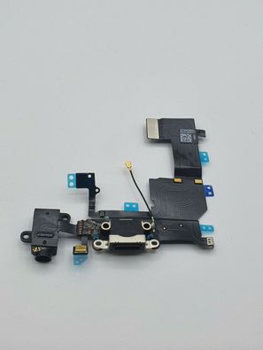 Ladebuchse Flex für iPhone 5c Dock USB Charging Connector Audio USB Schwarz Neu