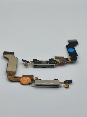 Für iPhone 4S Ladebuchse USB Kabel Charging Port Dock Connector Microfon Weiss