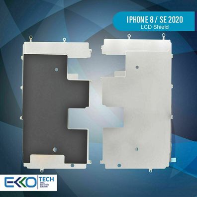 Display Abdeckung für iPhone 8 / SE 2020 LCD Metall Platte Hitzeschutz Blech