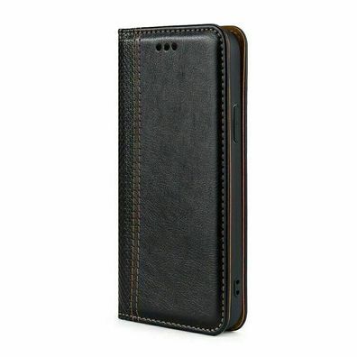 Handyhülle Für Xiaomi MI 11 Flip Leder Tasche Etui Schutz Case Schwarz Black