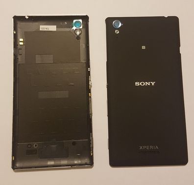 Original Sony Xperia T3 D5106 Backcover, Akkudeckel mit NFC Cover Schwarz, Black