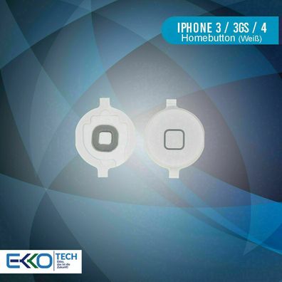 HomeButton für iPhone 3, 3GS, 4 Weiß Weiss Flex Kabel Knopf ID Sensor Taste