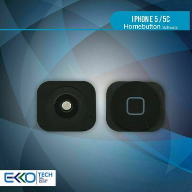 Taste Knopf HomeButton Kabel Flex Touch-ID Schwarz Black für iPhone 5 5G 5C