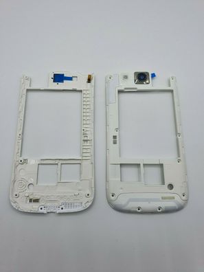 Original Samsung Galaxy S3 I9300 Mittelrahmen Rahmen Middle Frame Gehäuse Weiß