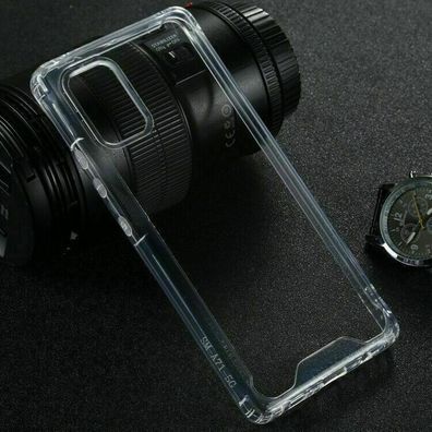 Schutzhülle für Samsung Galaxy A71 5G Kamera Soft TPU Silikon Case Transparent
