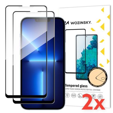 2x Komplett Schutzglas Panzerfolie für iPhone 13 PRO MAX 10D Hüllenfreundlich