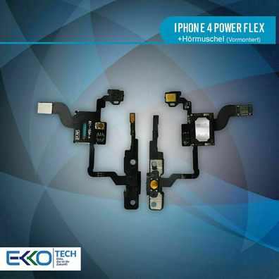 iPhone 4 Power Button Flex Kabel Powerflex Micro Lichtsensor Hörmuschel TOP ?