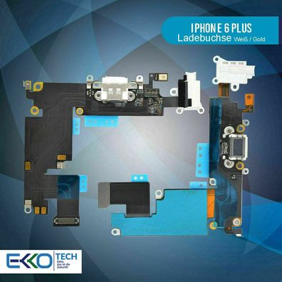 Für iPhone 6 Plus 6+ Ladebuchse Dock Connector Flex Kopfhörer Mikrofon Gold ?
