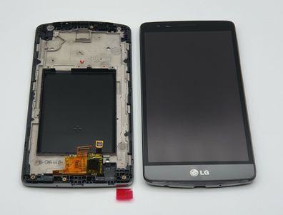Original LG Optimus G3 G3s mini D722 Display LCD Touchscreen Rahmen Modul Grau