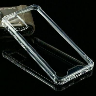 Schutzhülle für Samsung Galaxy A41 Kamera Soft TPU Silikon Case Transparent