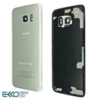 Original Samsung Galaxy S7 EDGE G935 Akkudeckel Deckel Backcover Silber TOP