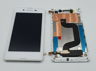 Sony Xperia E3 D2203 Display LCD Touch Screen Glas Scheibe + Rahmen Weiß ?
