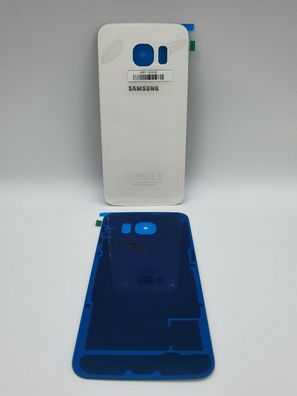 Original Samsung Galaxy S6 Edge G925F Akkudeckel Akku Deckel Gehäuse Pearl Weiß