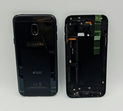 Original Samsung Galaxy J3 2017 Duos J330F Akkudeckel Deckel Backcover Schwarz