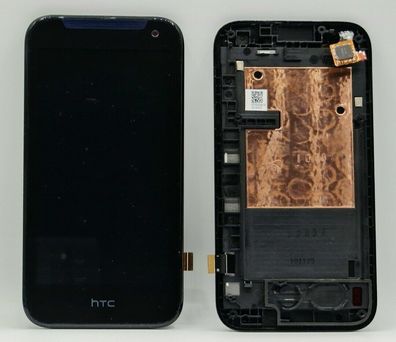 Original HTC Desire 310 LCD Display Touchscreen Komplett Glas Rahmen black ?