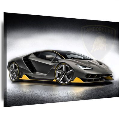 Myartstyle Wandbilder Auto Lamborghini Sportwagen Cars Leinwand XXL Top