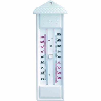 Max/ Min-Thermometer "Maxima-Minima" weiß