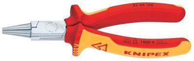 Rundzange VDE mit Mehrkomponenten-Griffen 160mm KNIPEX