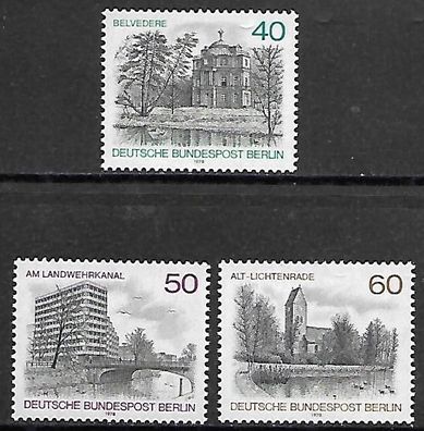 Berlin postfrisch Michel-Nummer 578-580
