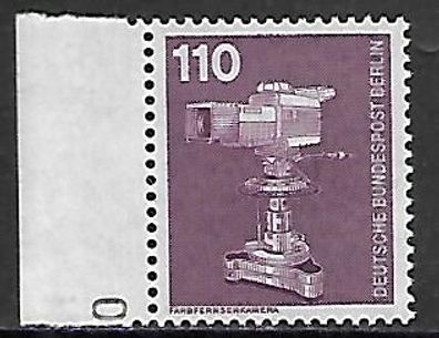 Berlin postfrisch Michel-Nummer 668 linkes Seitenrandstück