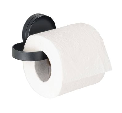 Toilettenpapierhalter PAVIA Static-Loc, schwarz, Wenko
