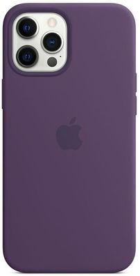Apple MK083FE/ A Magsafe Silikon Cover Hülle für iPhone 12 Pro Max - Amethyst