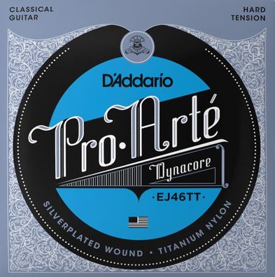 D'Addario EJ46TT Dynacore Titanium - hard - Saiten für Konzertgitarre