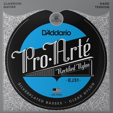 D'Addario EJ31 Pro-Arte rectified Nylon - hard - Saiten für Konzertgitarre