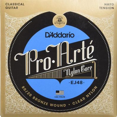 D'Addario EJ48 Pro-Arte 80/20 Bronze - hard - Saiten für Konzertgitarre