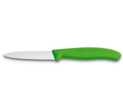 Victorinox - 'Gemüsemesser Swiss Classic, Wellenschliff grün 8 cm'