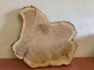 Baumscheibe, Holzscheibe, Tischplatte, Kirsche ca. 70/60/5 cm