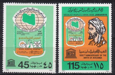 LIBYEN LIBYA [1980] MiNr 0849-50 ( * */ mnh )