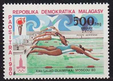 Madagaskar Madagascar [1980] MiNr 0866 ( * */ mnh ) Olympiade