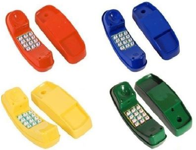 Telefon Atrappe 4 Farben Handy für Spielplatz mit Ton Zubehör für Spielturm