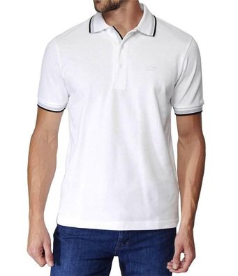 Hugo Boss Herren Poloshirt Hemd Kurzarm shirt Modern Fit NEU OVP Weiß