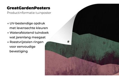 Gartenposter - 160x80 cm - Oma - Sprichwörter - Beste Oma aller Zeiten - Zitate