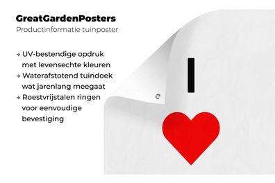 Gartenposter - 60x90 cm - Zitate - Mami - Ich liebe Mami - Sprichwörter