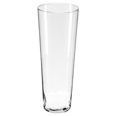 Vase aus transparentem Glas, 40 cm