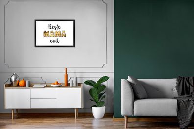 Poster - 60x40 cm - Sprichwörter - Mama - Beste Mama aller Zeiten - Zitate