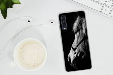 Hülle für Samsung Galaxy A50 - Pferd - Halfter - Leicht - Silikonen