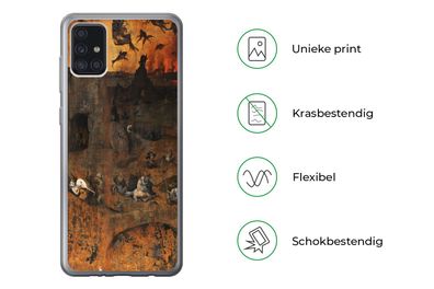 Hülle für Samsung Galaxy A52 5G - Sintflut und Hölle - Gemälde von Hieronymus Bosch -