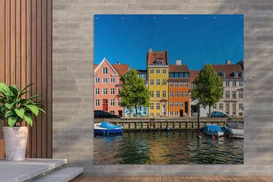 Gartenposter - 200x200 cm - Dänemark - Kopenhagen - Haus (Gr. 200x200 cm)