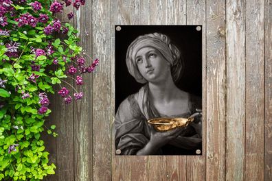 Gartenposter - 40x60 cm - Porträt einer Frau - Guido Reni - Gold (Gr. 40x60 cm)