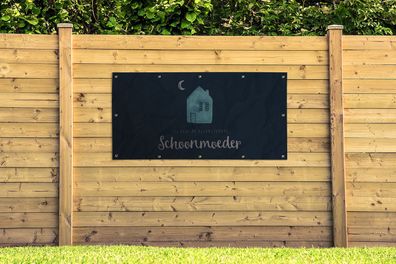 Gartenposter - 200x100 cm - Du bist die liebste Schwiegermutter - Zitate - Schwiegerm