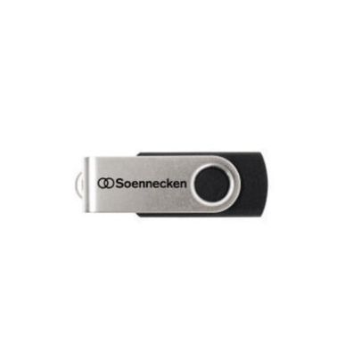 Soennecken USB-Stick 71616 2.0 4GB schwarz/ silber