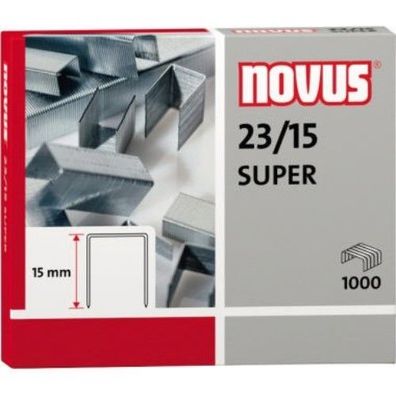 NOVUS Heftklammer 042-0044 23/15 verzinkt 1.000 St./Pack