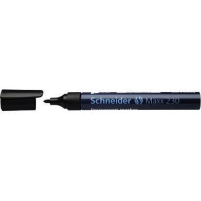 Schneider Permanentmarker 230 Rundspitze 1-3mm schwarz 123001