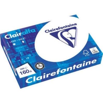 Clairefontaine Multifunktionspapier DIN A4 160g weiß 250 Bl./Pack